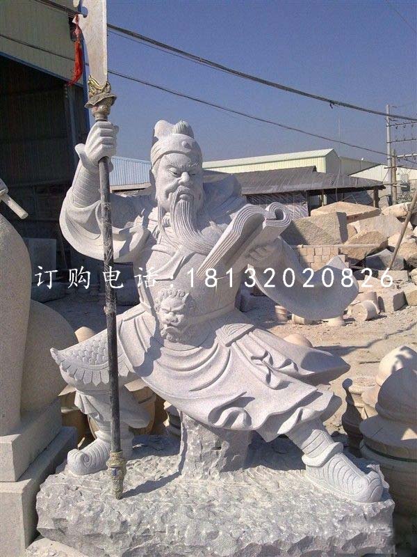 大理石關公，關羽石雕，古代名人石雕.jpg