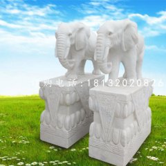 大理石大象,石雕動物