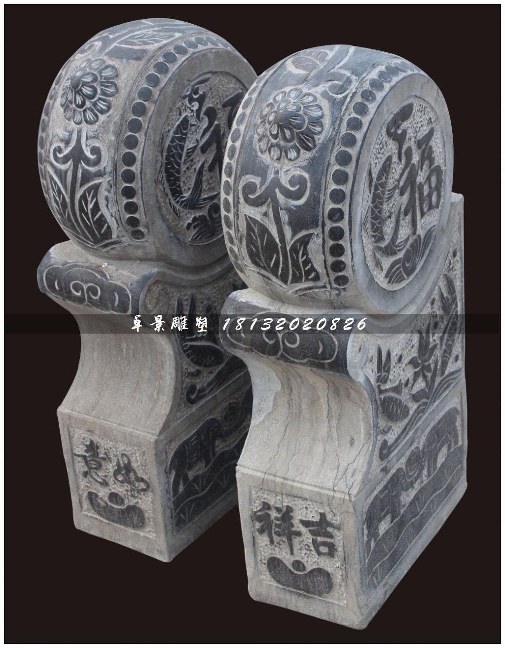 石鼓,門墩,仿古門墩