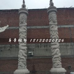 華表,龍柱,廣場石雕柱子