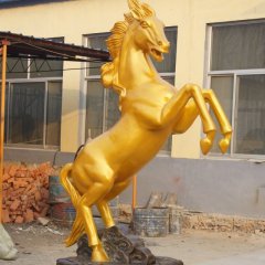 銅馬雕塑,立馬成功銅雕