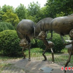 螞蟻銅雕,公園螞蟻雕塑,景觀銅雕