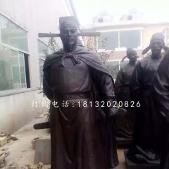 文天祥銅雕，古代人物銅雕