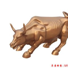 銅牛雕塑，廣場華爾街牛