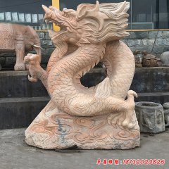 公園景區中國龍石雕
