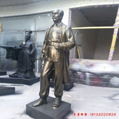 醫院立式白求恩銅雕像