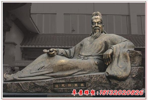 藥王孫思邈,古代名醫人物銅雕