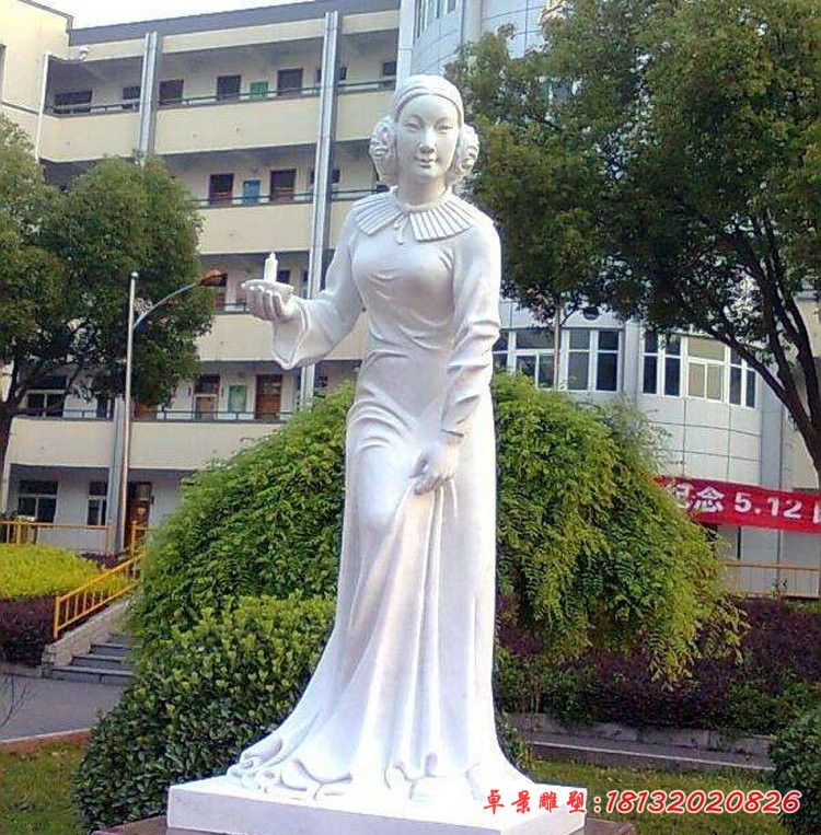 醫院名人石雕,南丁格爾石雕