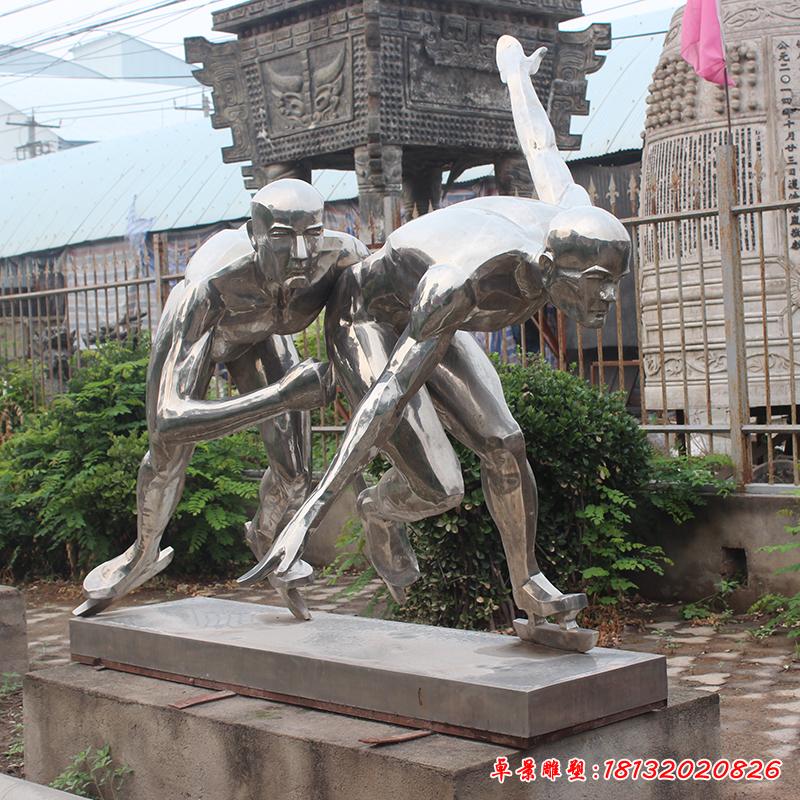 不銹鋼公園體育運(yùn)動(dòng)人物雕塑