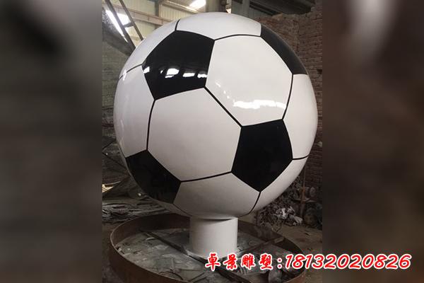 廣東中學玻璃鋼足球雕塑