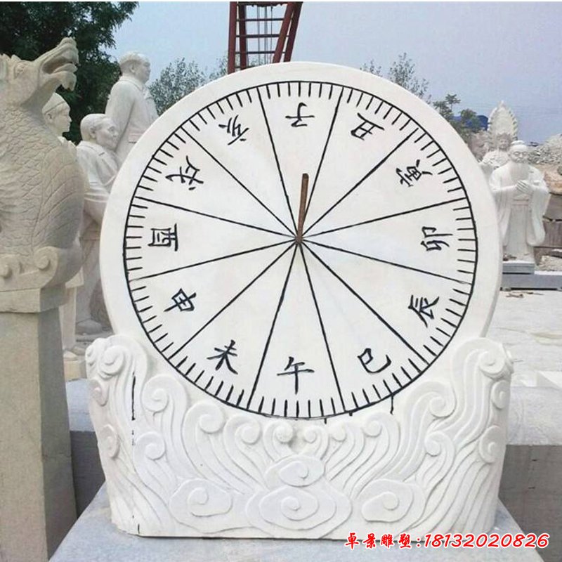大理石日晷 石雕廣場景觀雕塑