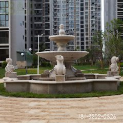 小區噴泉石雕雕塑