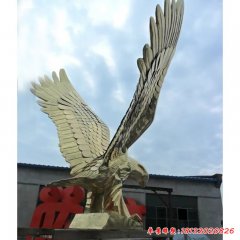 不銹鋼雄鷹動(dòng)物雕塑