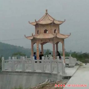 景區石涼亭