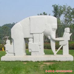 抽象石雕創作