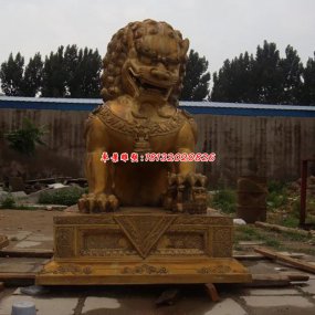 鎮宅銅獅子