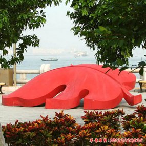 景觀不銹鋼樹(shù)葉雕塑