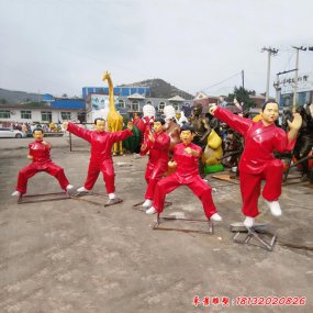 玻璃鋼人物運動